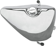Drag Specialties Oil Tank Chrome Silver Steel