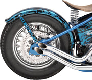 Drag Specialties Polished Stainless Steel Drilled Brake Rotor Silver Rear C/B Each
