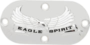 Drag Specialties "Eagle Spirit" Inspection Cover Chrome - 33-0007H-BC216