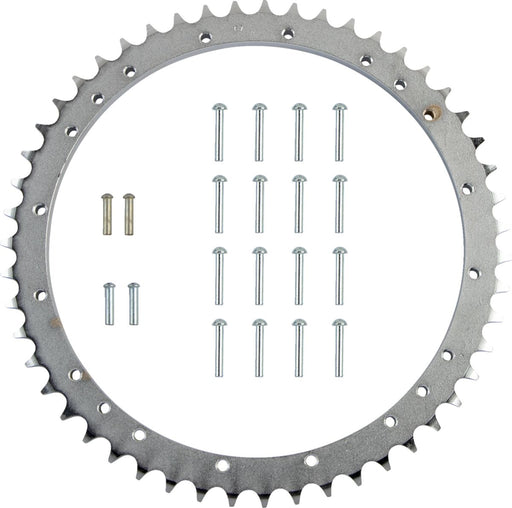 Drag Specialties Zinc Rear Wheel Sprocket w/51 Teeth for 1971-1972 Harley-Davidson FXR and 1967-1972 Harley-Davidson Touring Motorcycles