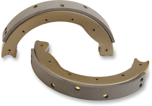 Drag Specialties Brake Shoes Smooth Front Rear Organic Base Set