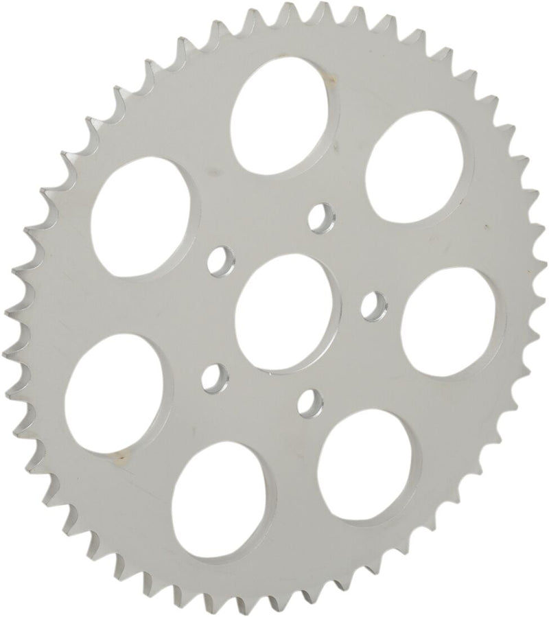 Drag Specialties Zinc Rear 49 Tooth Wheel Sprocket for Various Various Harley-Davidson Motorcycles (See Fitment List) - 17512ZP