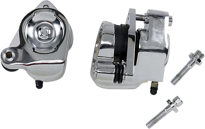 Drag Specialties Front and Rear Brake Caliper Kits Chrome - 148120-BX-LB2