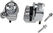 Drag Specialties Front and Rear Brake Caliper Kits Chrome
