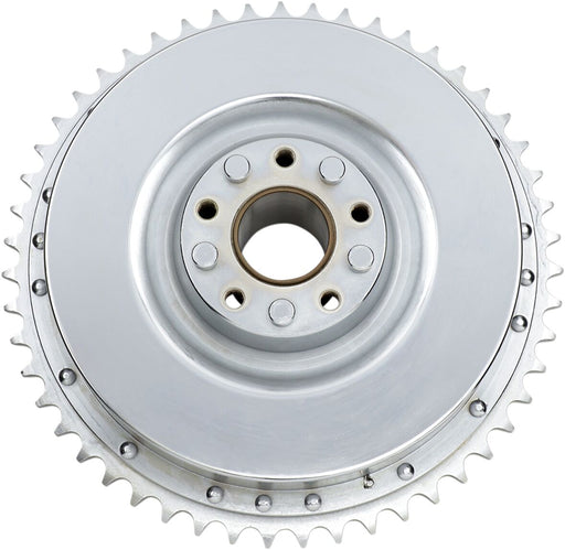 Drag Specialties Brake Drum/Sprocket Set Shovelhead Chrome Rear Mechanical