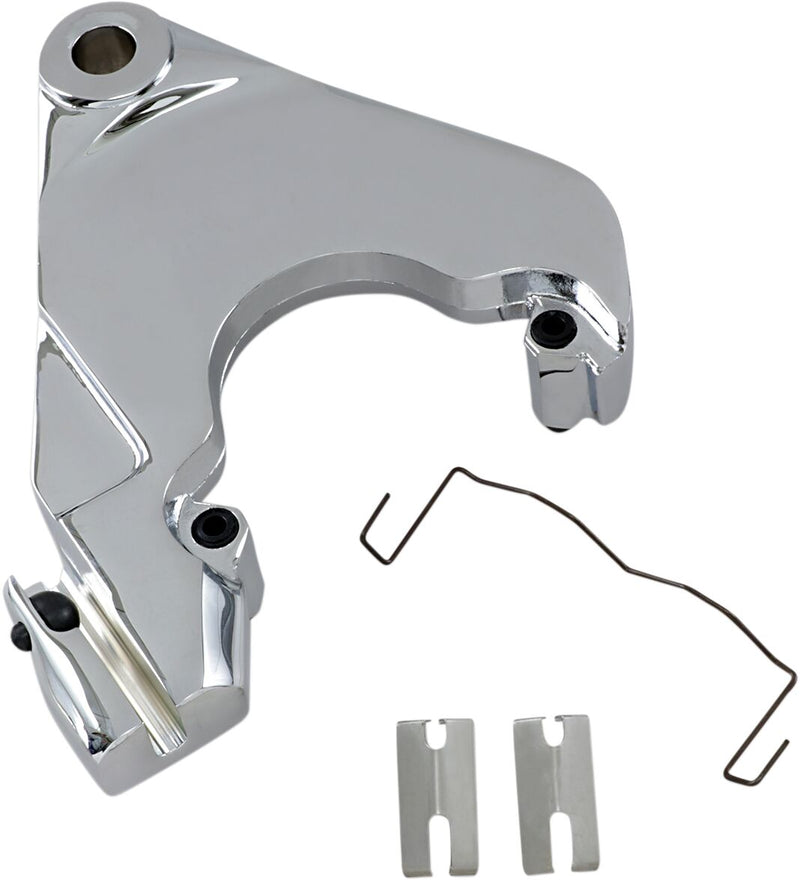 Drag Specialties Chrome Rear Caliper Bracket Aluminium