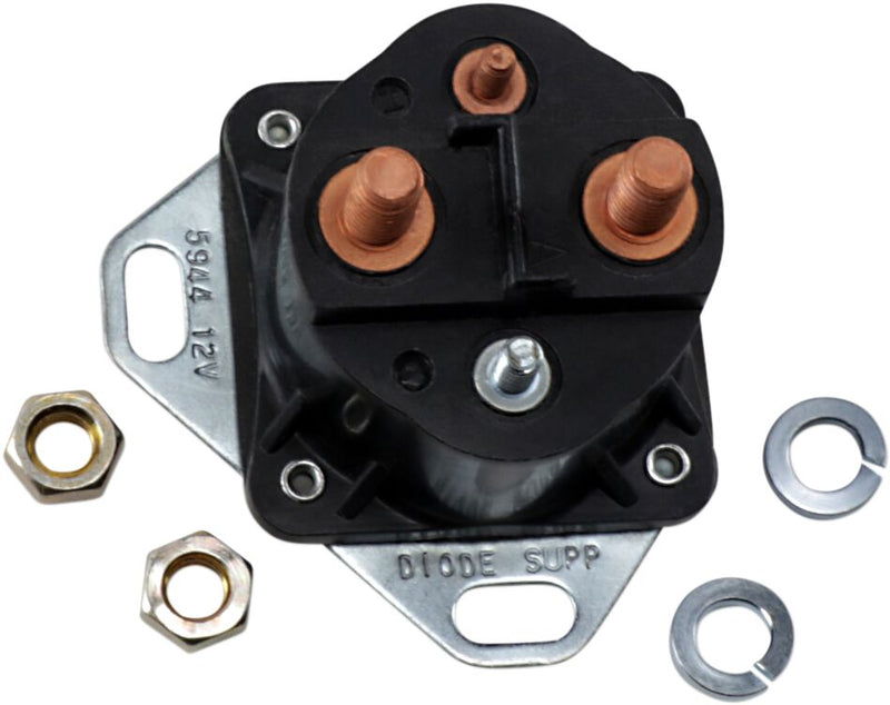 Drag Specialties Starter Relay Switch Black