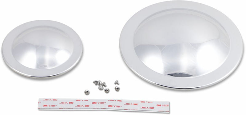 Belt Drives Ltd. Polished Domed Pulley Cover Kit Mini Aluminium