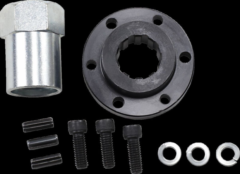 Belt Drives Ltd. Spacer Insert Chrome Pulley