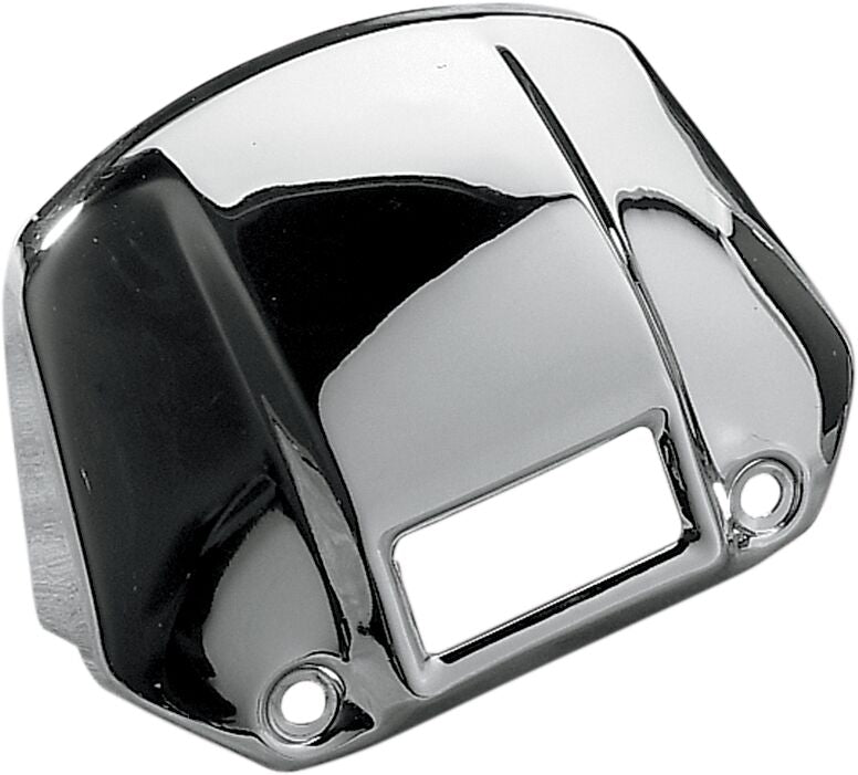 Drag Specialties Headlight Visor Cover with Cut-Away for Various Various Harley-Davidson Motorcycles (See Fitment List) - 13302