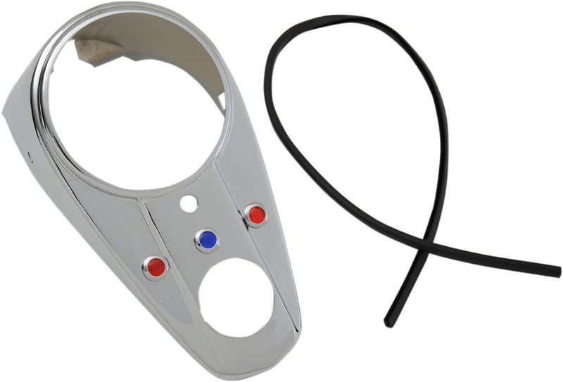 Drag Specialties Three-Light Dash Cover for 1963-1967 Harley-Davidson Touring Motorcycles