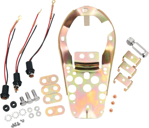 Drag Specialties Three-Light Dash Base for 1966-1967 Harley-Davidson FL and 1963-1964 Harley-Davidson Duo Glide - FL Motorcycles