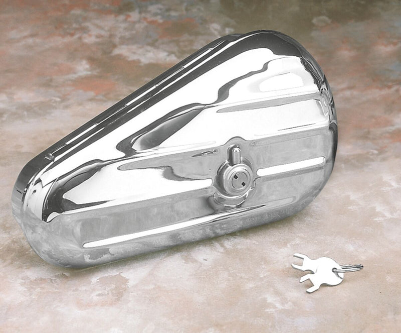 Drag Specialties Teardrop Left Side Chrome Toolbox