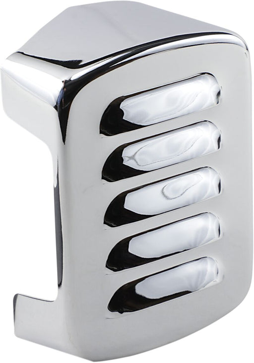 Drag Specialties Louvered Coil Cover Chrome