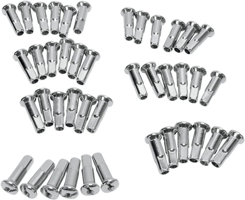 Drag Specialties Extra Long Stainless Steel Nipples for Drag Specialties Spoke Sets