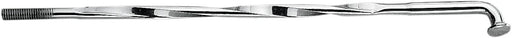 Drag Specialties Twisted and Diamond-Cut Chrome Spoke Set Silver Front Drop Center Steel 40 Pack