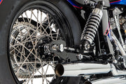 Drag Specialties Chrome and Stainless Steel Spoke Set Wide Glide Drop Center Front Rear