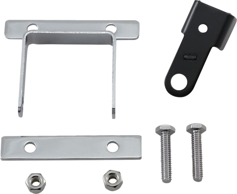 Drag Specialties Ignition Coil Relocation Kit Relocating Kit Black Chrome External Iginition Coil