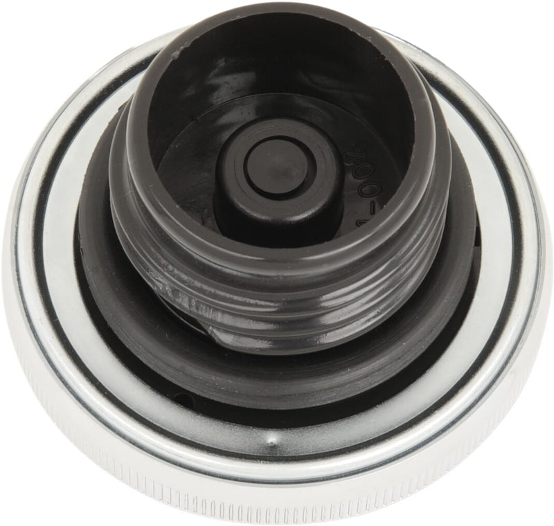 Drag Specialties Screw-In Gas Cap Fuel Cap Chrome Silver Vented Stainless Steel - 03-0301A-BC221