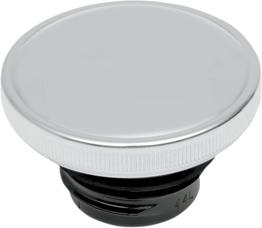 Drag Specialties Screw-In Gas Cap Fuel Cap Chrome Silver Non-Vented Stainless Steel