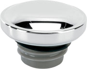 Drag Specialties Screw-In Gas Cap Fuel Cap Chrome Silver Non-Vented Stainless Steel - 03-0305-B-BC221