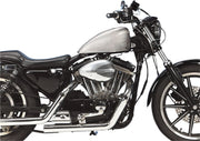 Drag Specialties Gas Tank Raw Silver Rubber Mount Steel - 011483-BX34