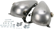 Drag Specialties Fat Bob-Style Gas Tank Fuel Tank Raw Silver Fatbob Steel - 011275-BX36