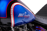 Drag Specialties Fat Bob-Style Gas Tank Fuel Tank Raw Silver Fatbob Steel Each