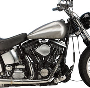 Drag Specialties Fat Bob-Style Gas Tanks Fuel Tank Raw Silver Flatside Fatbob Steel Pair