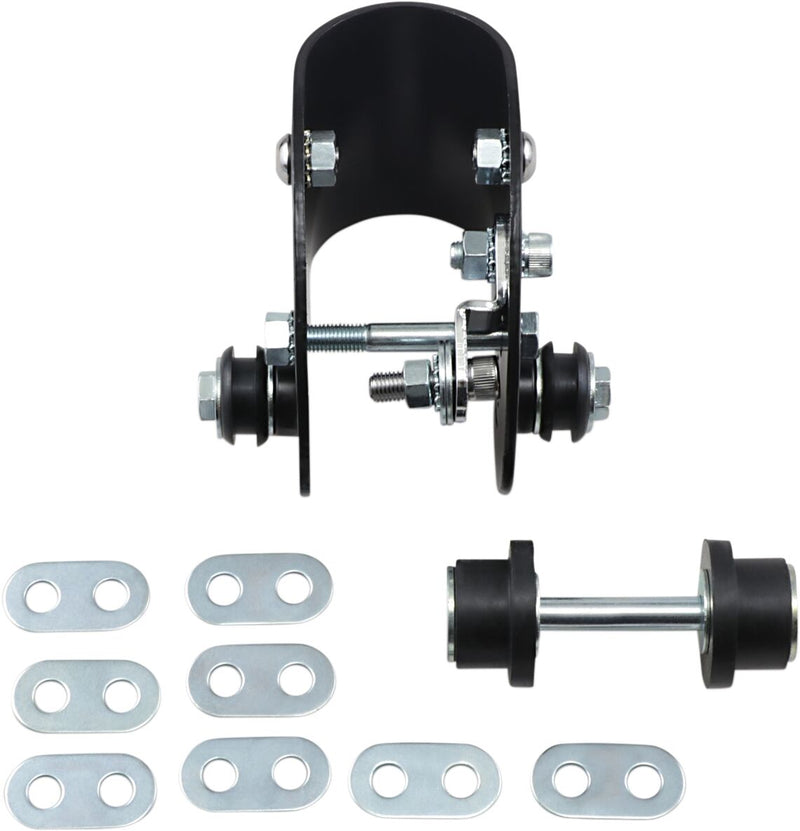 Drag Specialties Replacement Rubber-Mounting Kit QuickBob® Black Silver Fuel Tank