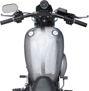 Drag Specialties Extended Smooth-Top QuickBob™ Rubber-Mount Gas Tank Raw Silver Smooth Top QuickBob® Steel Each