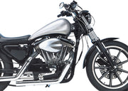 Drag Specialties Extended Smooth-Top QuickBob™ Rubber-Mount Gas Tank Raw Silver Smooth Top QuickBob® Steel - 11586-BX46