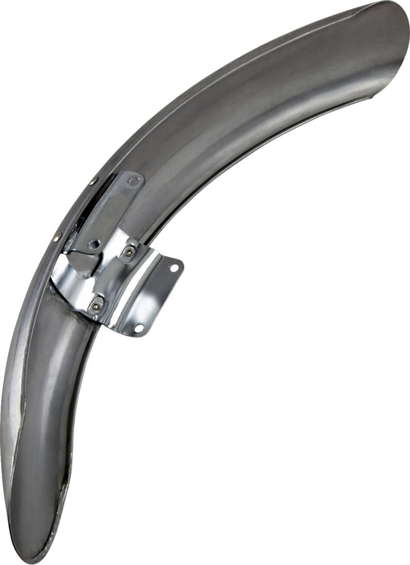 Drag Specialties Low-Profile Front Fender Unfinished Steel Each