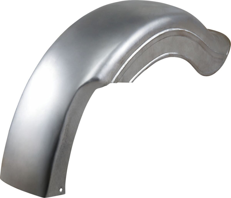 Drag Specialties Fat Bob-Style Rear Fender Unfinished Left-Hand Chain Steel - 090006-PB-LB2