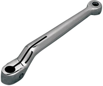 Drag Specialties Shift Lever Chrome Silver Heel Toe Steel