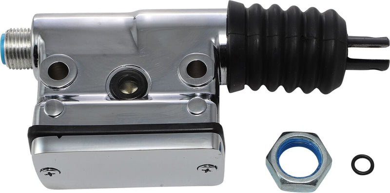 Drag Specialties Rear Brake Master Cylinder Chrome Polished Kelsey-Style