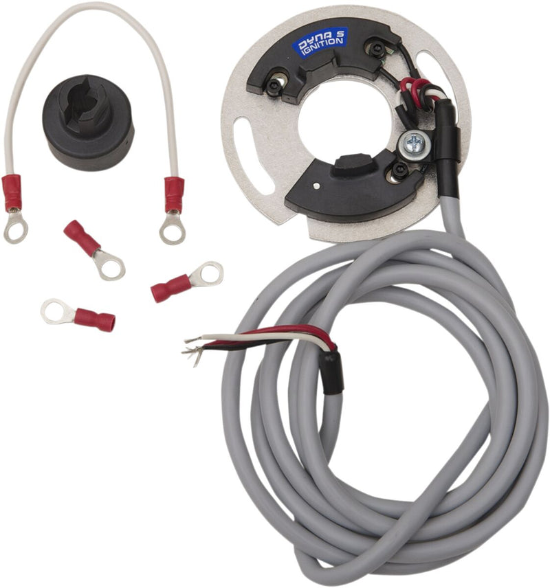 Dynatek-Harley Single-Fire Electronic Ignition System for 1970-2003 Harley-Davidson Ignition Module Black Grey Kit - DS6-2