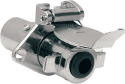 Drag Specialties Five-Pin Male/Female Connector Wiring Harness Adapter Chrome Trailer Hitch - MC-DRAG030