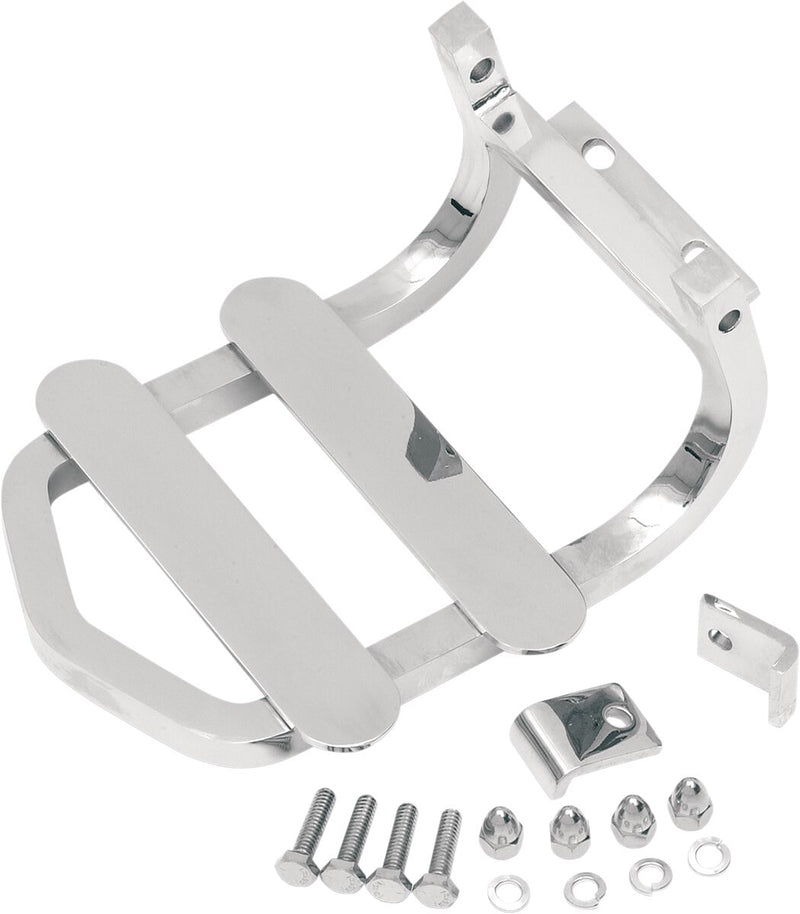 Drag Specialties Sissy Bar Luggage Rack Chrome Kit