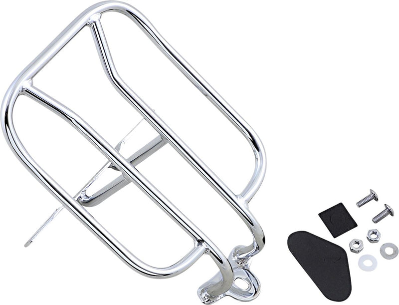 Drag Specialties Fender Luggage Rack Chrome Rear Fender Steel Kit