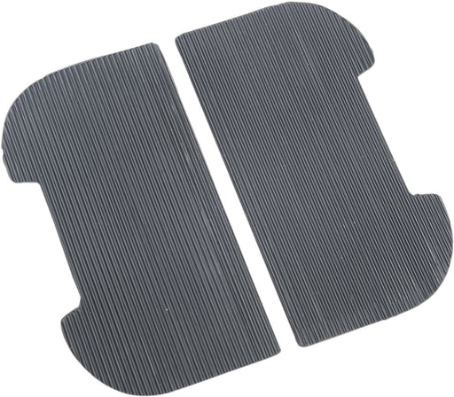 Drag Specialties Replacement Floorboard Rubber Replacement Rubber Black Ribbed Pair