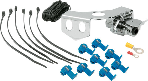 Drag Specialties Ball Mount Trailer Hitch Receptacle Kit Hitch Wiring Receptacle Chrome Complete
