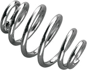 Drag Specialties Seat Springs Chrome Silver Conical Steel - 28-6107-BC142