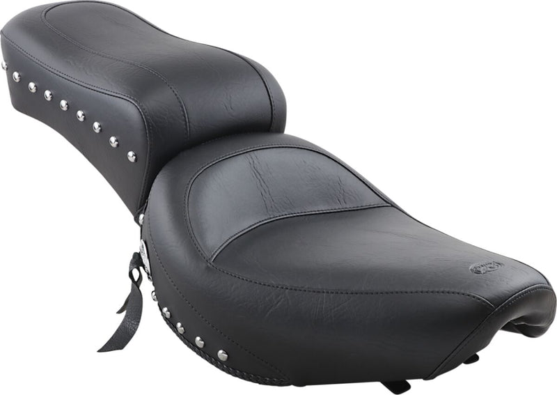 Mustang Studded 2-Up Seat Black - 75302