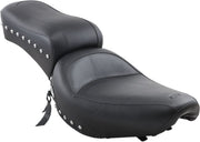 Mustang Studded 2-Up Seat Black - 75302
