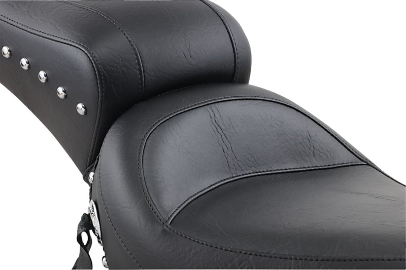 Mustang Studded 2-Up Seat Black - 75302