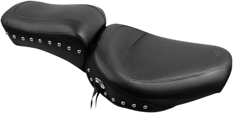 Mustang Studded 2-Up Seat Black - 75302