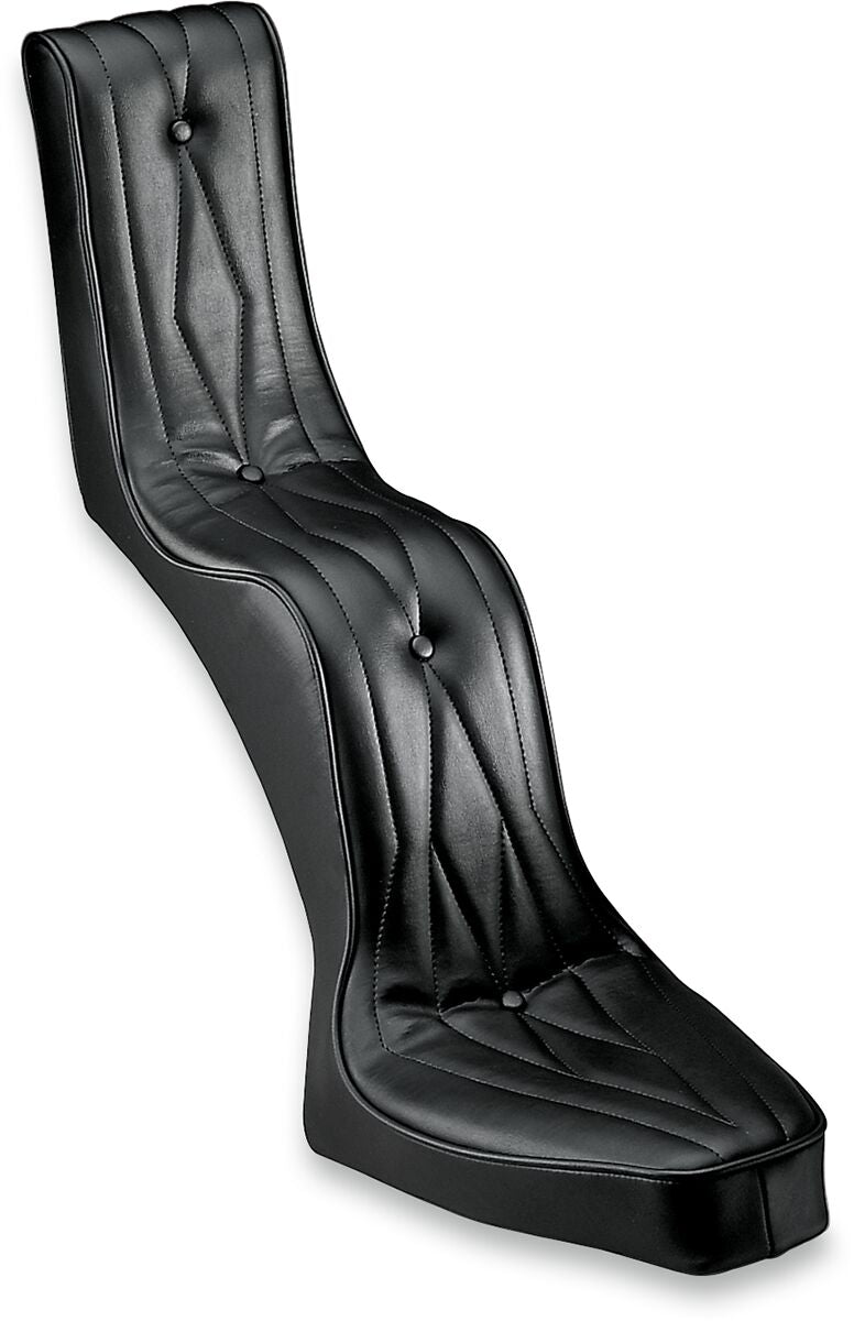 Drag Specialties Diamond King and Queen Seat Black - DS907200