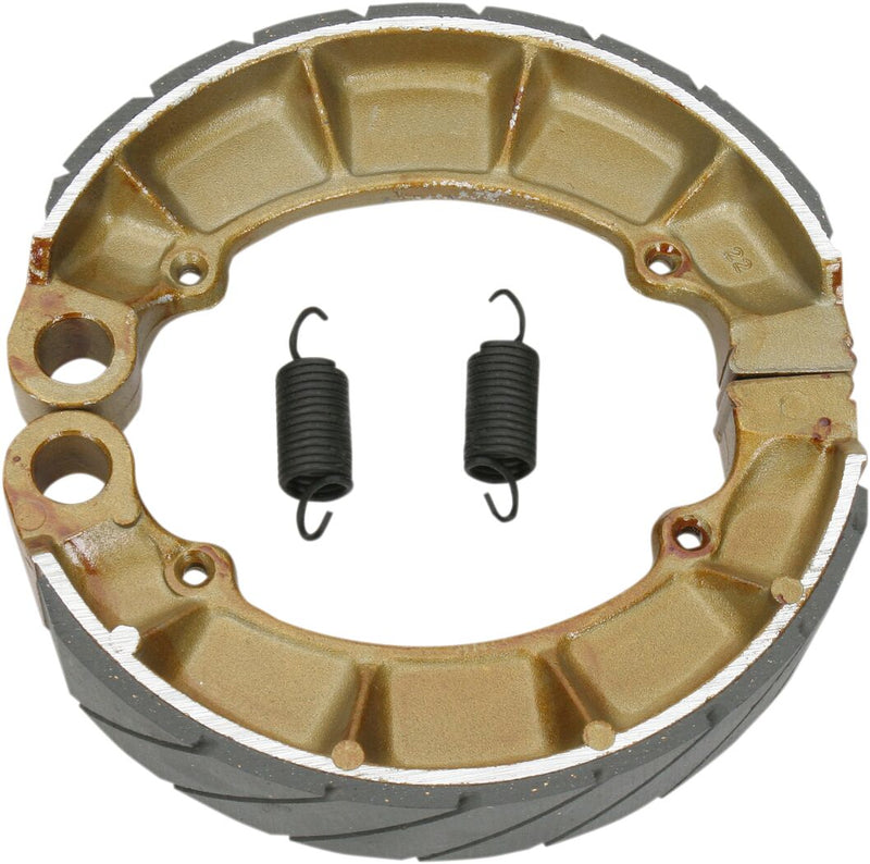 EBC Grooved "G" Brake Shoes for 2001-2010 HONDA TRX 500 "G" Grooved Rear Sintered Metal Copper Set - H343G