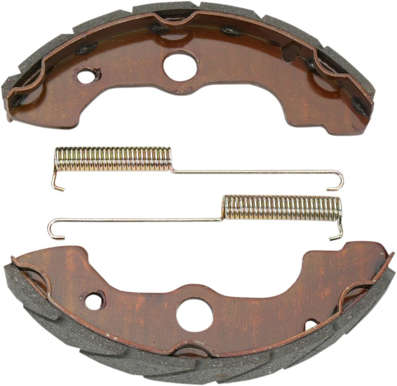 EBC "G" Grooved Brake Shoe for 1992-2010 HONDA TRX Front Organic Base Set - H347G